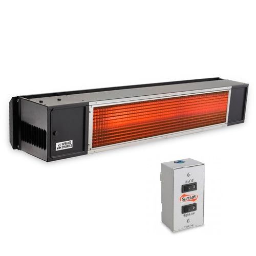 Sunpak Infrared Commercial Dual Stage Patio Heater - Stainless Steel ...