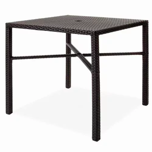 Shop Now 36 Nexus Rosewood Weave Commercial Square Bar Table With Umbrella Hole Texacraft Furniture M77036hsqu