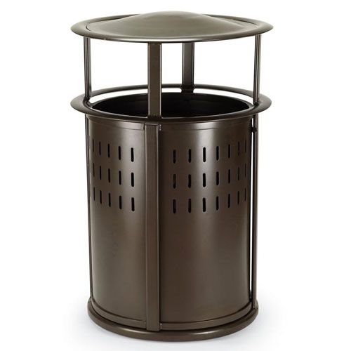 Shop Now 32 Gallon Commercial Waste Receptacle with Dome with Lid and ...